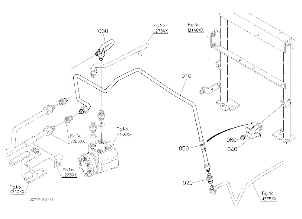 Hydraulic Oil Line (Shuttle/Controller)