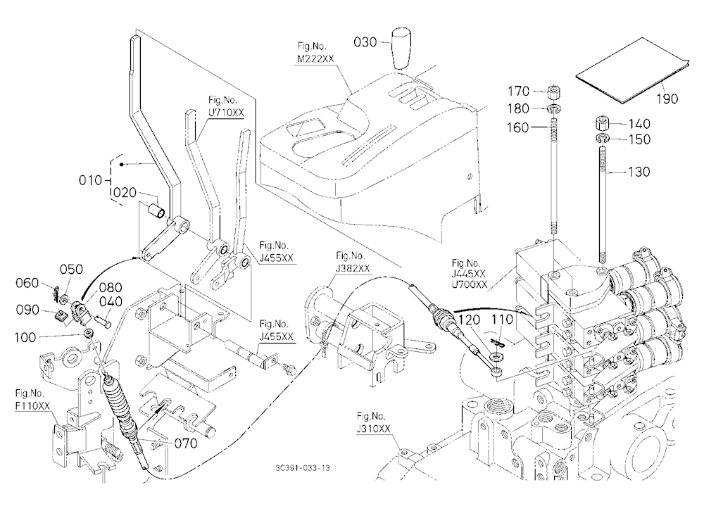 Auxiliary Control Valve Lever Kit (3Rd) [Option]