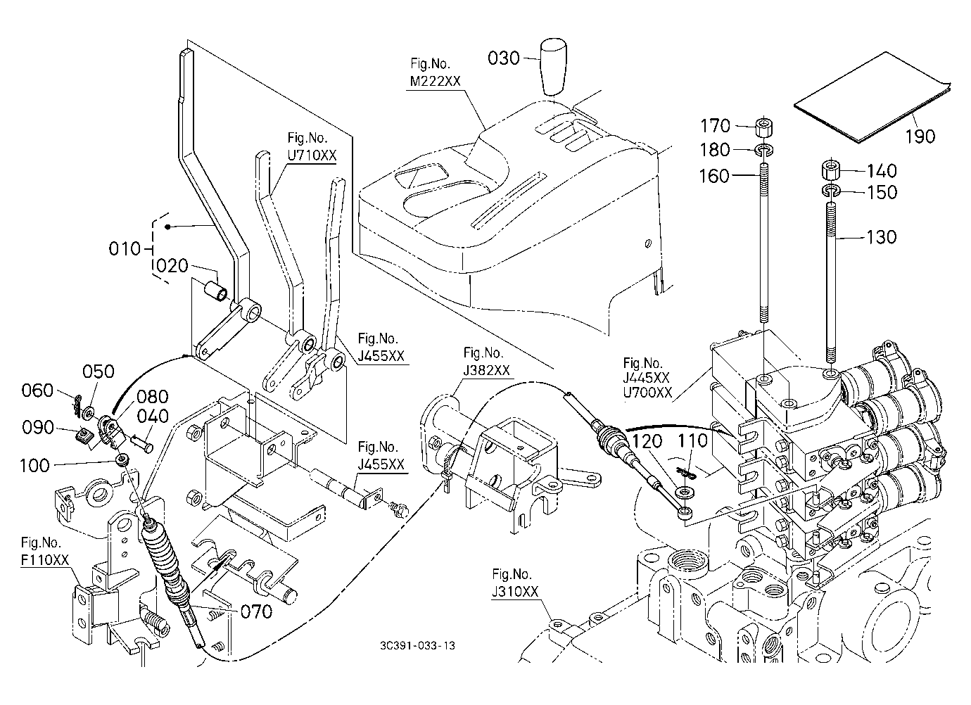 Auxiliary Control Valve Lever Kit (3Rd) [Option]