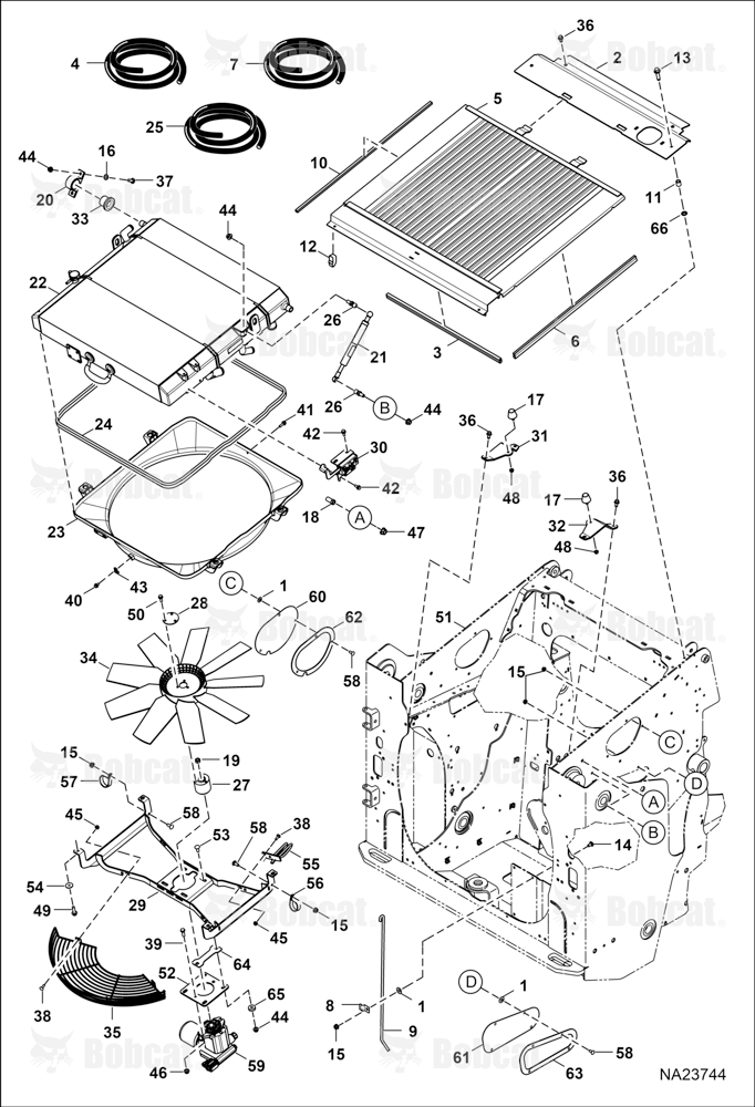 Cooling System B51U11513 & Above