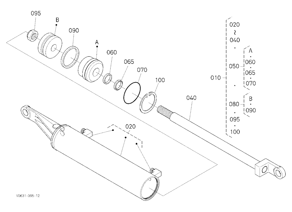 Hitch Cylinder [Component Parts][Hydraulic Hitch]