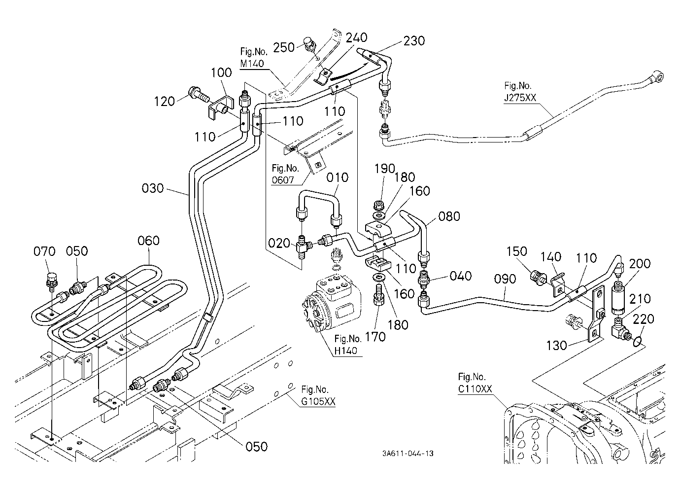 Hydraulic Oil Line (Steering/Pto)