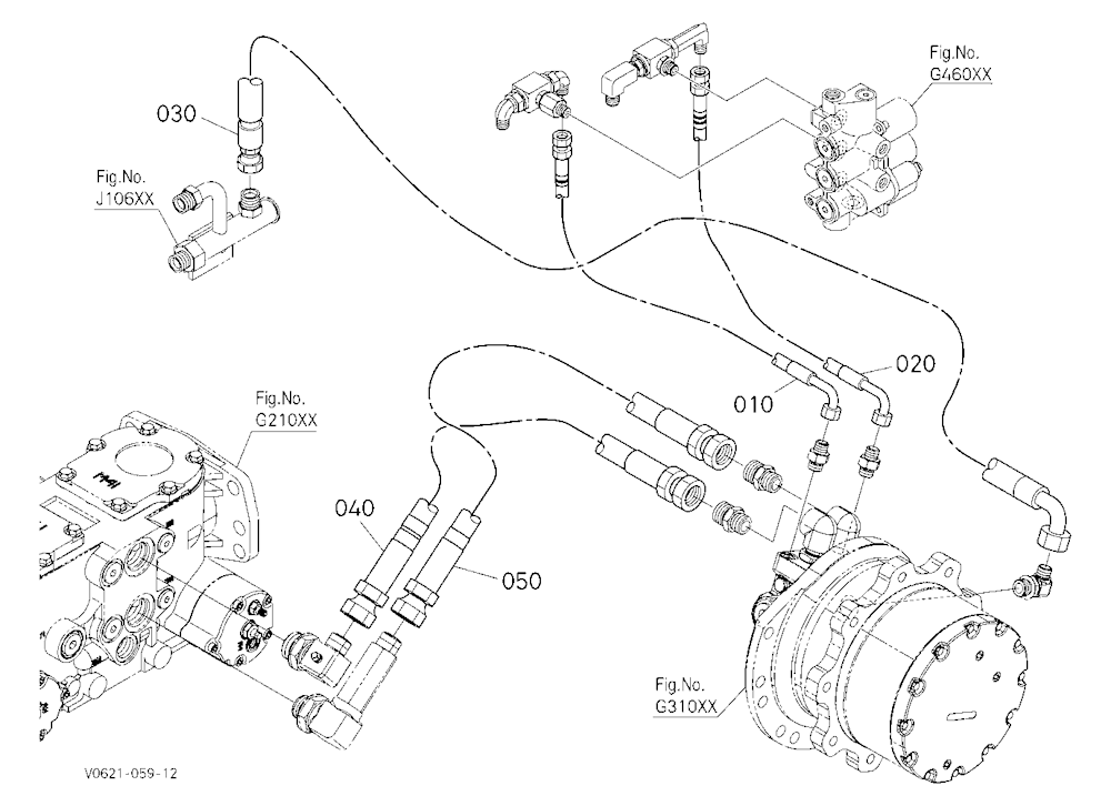 Oil Piping (Travel Lh)