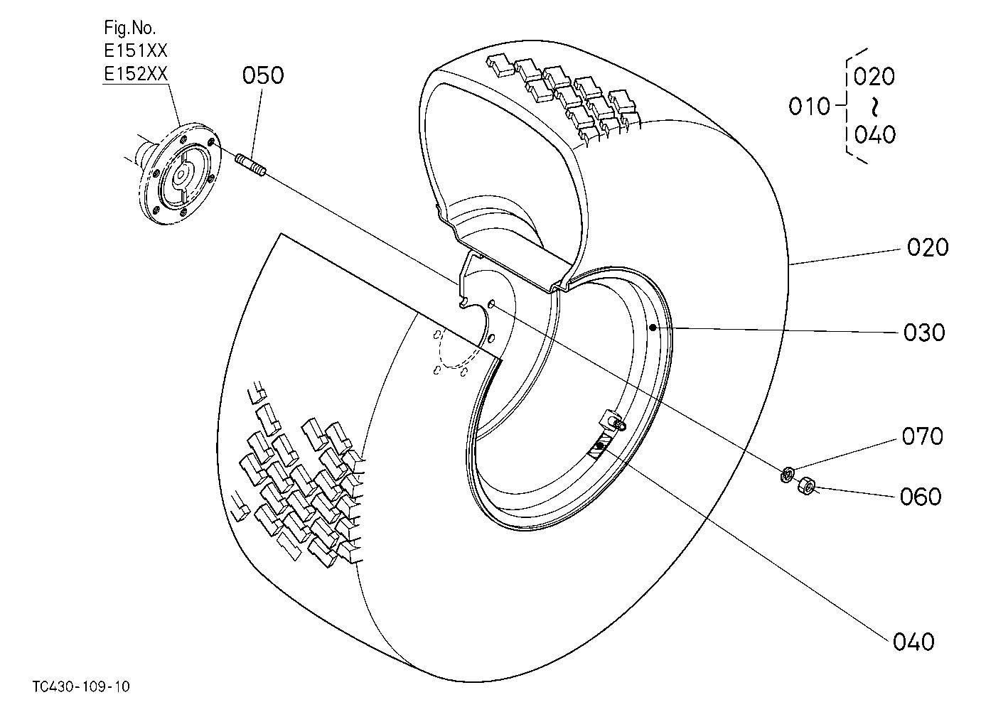 Rear Wheel (44*18-20)