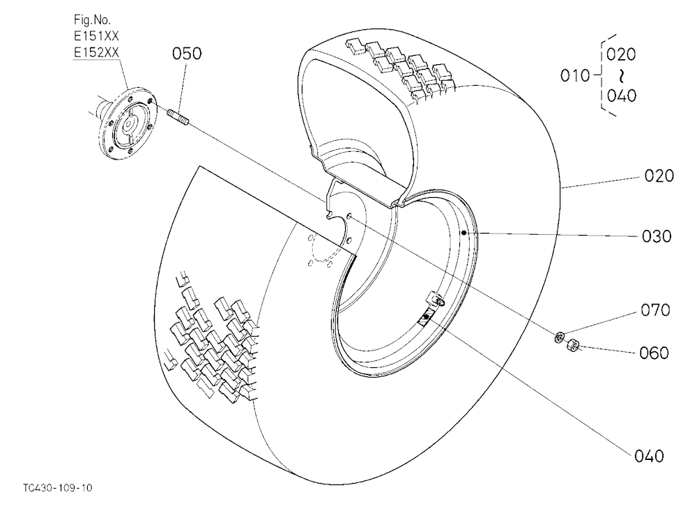 Rear Wheel (44*18-20)