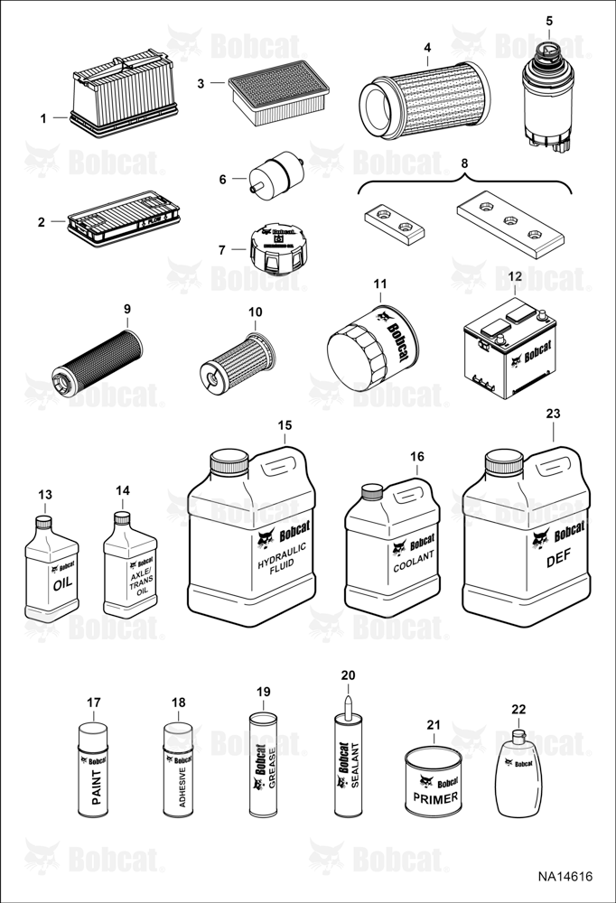 Maintenance Items (Service Parts)