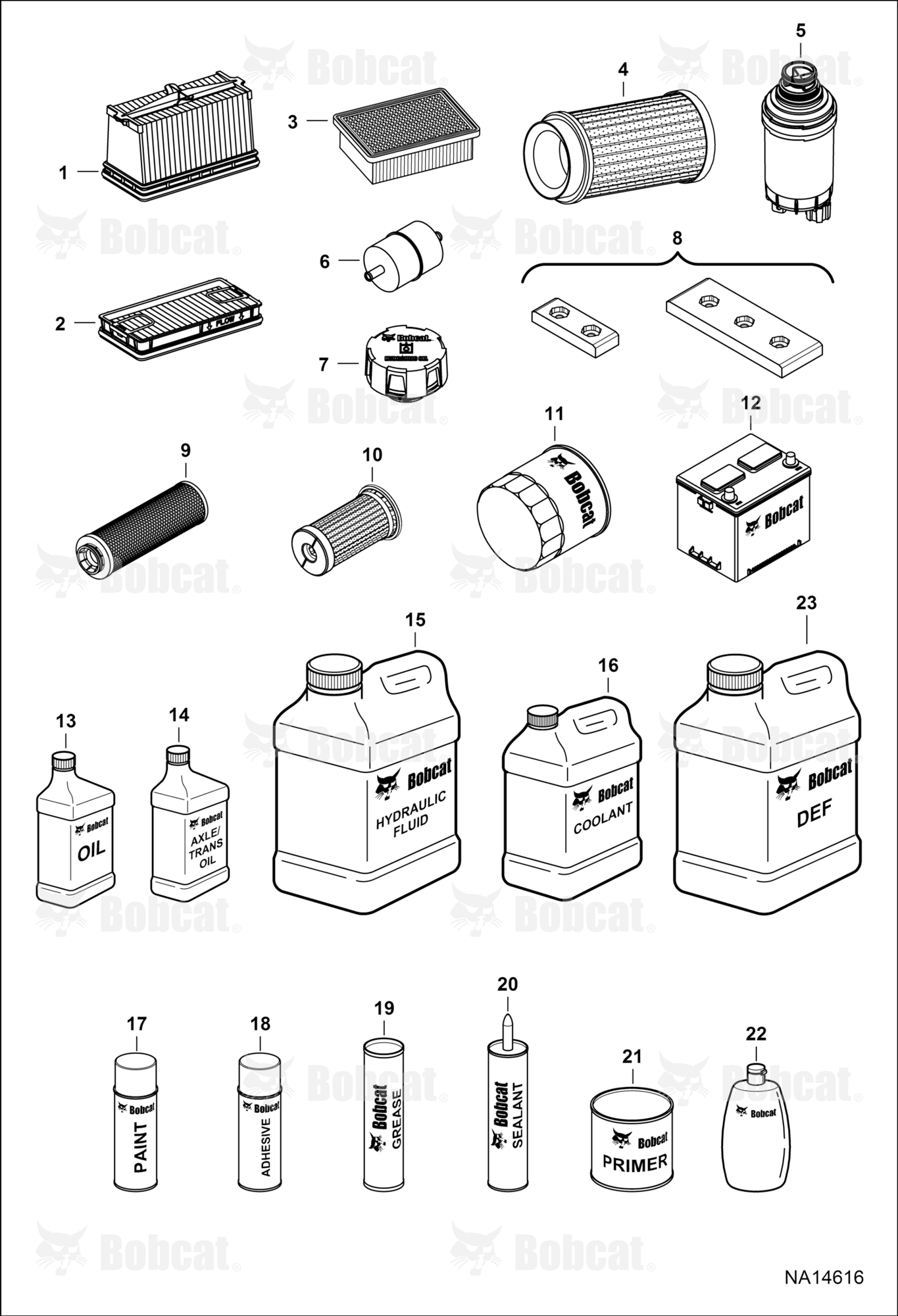 Maintenance Items (Service Parts)