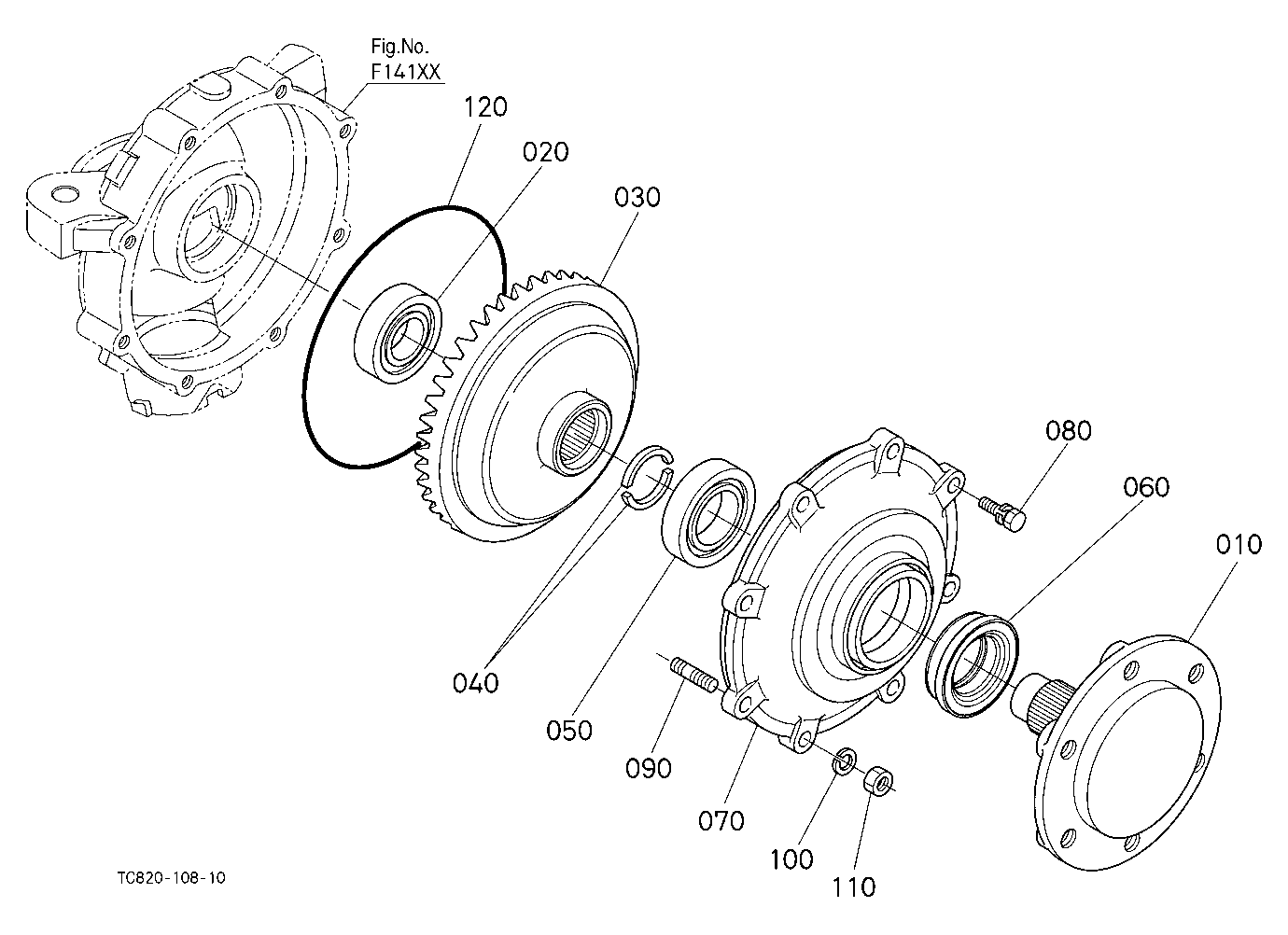 Front Axle Lh [New]