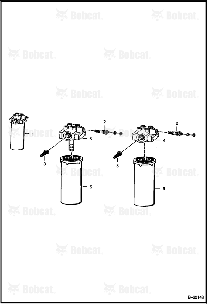 Hydrostatic Oil Filter (W/O B.O.S.S. Option)