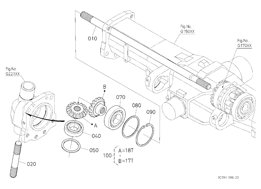 Differential Gear Shaft Rh