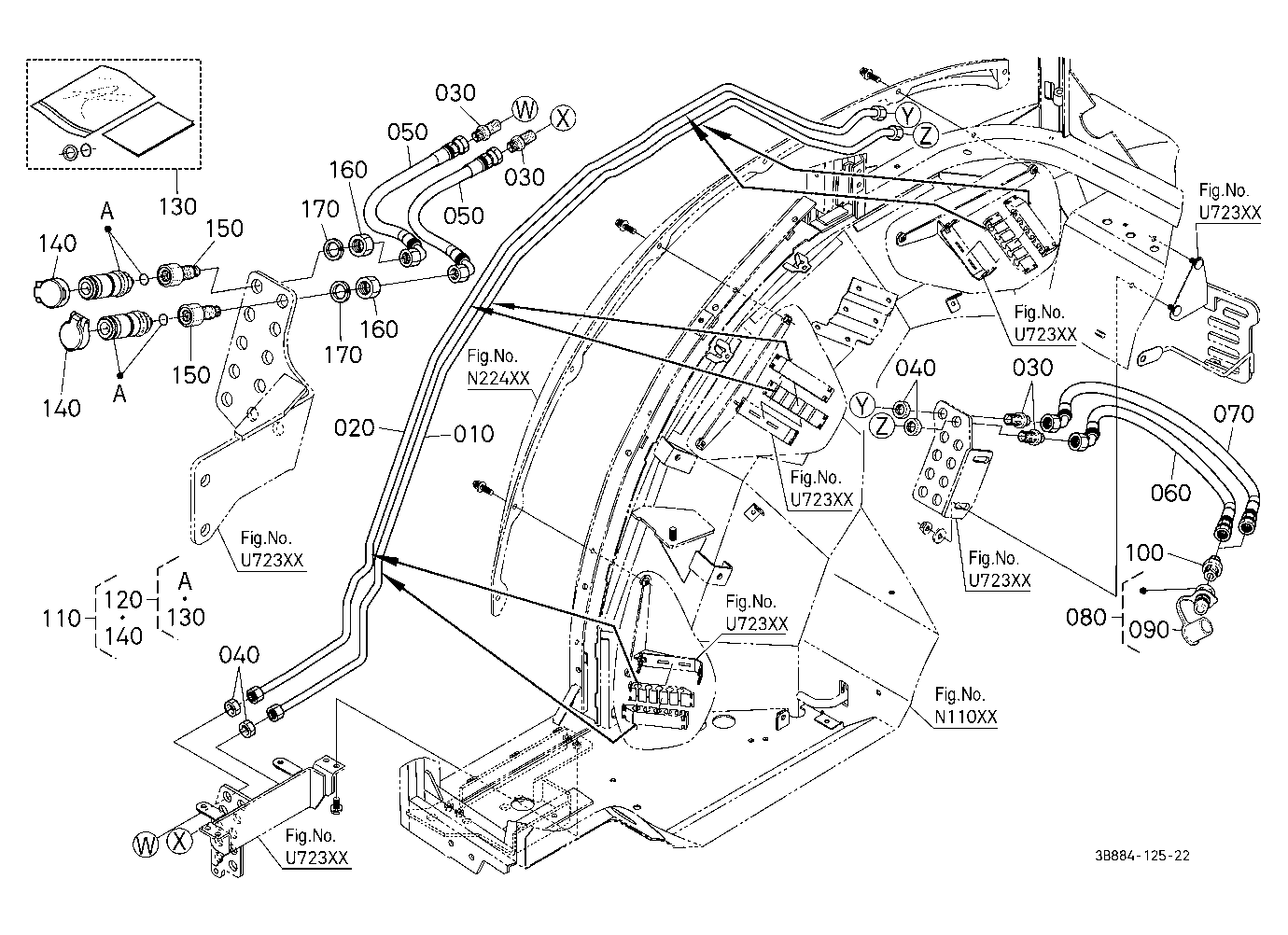 Front Coupler Kit (5Th) (W/G No.M8155) [Option]