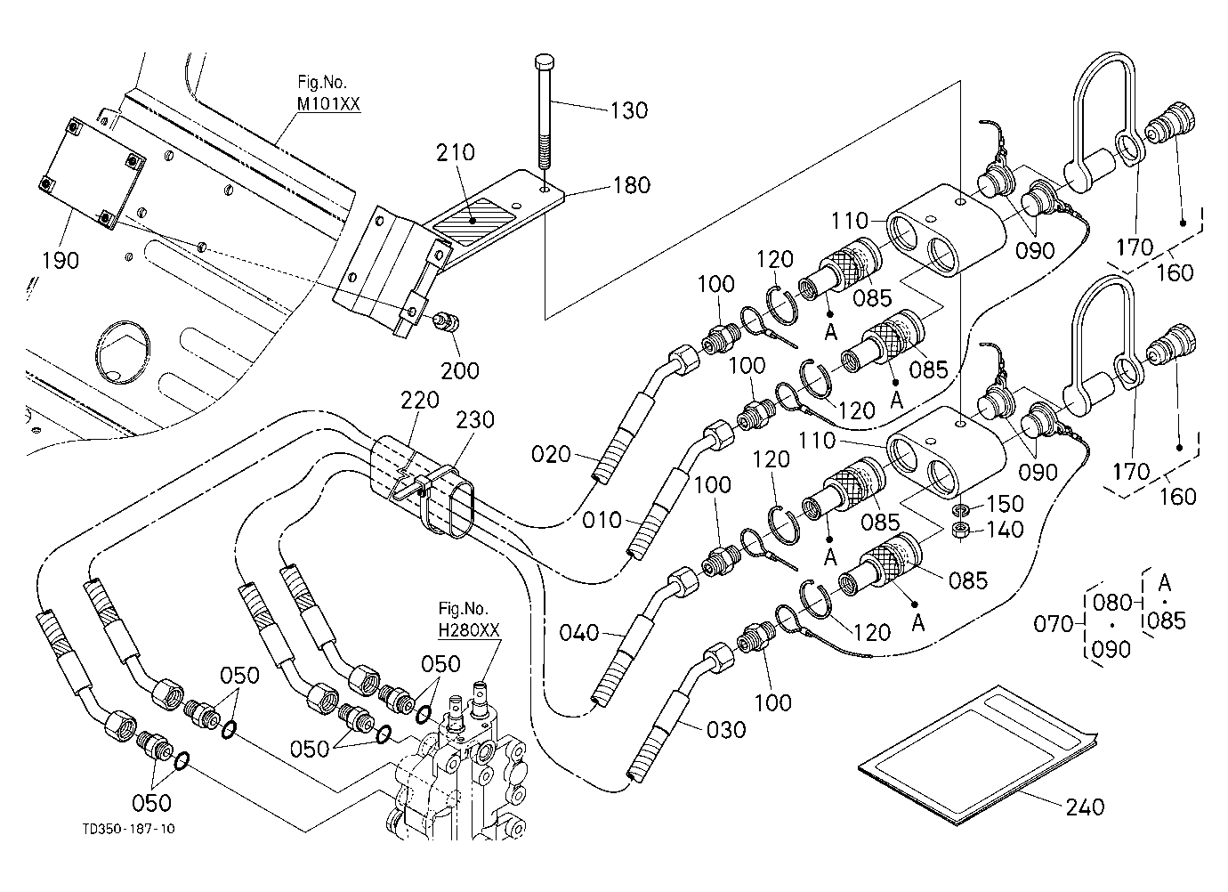Hydraulic Pipe Kit (W/G No.L8397) [A] [Option]