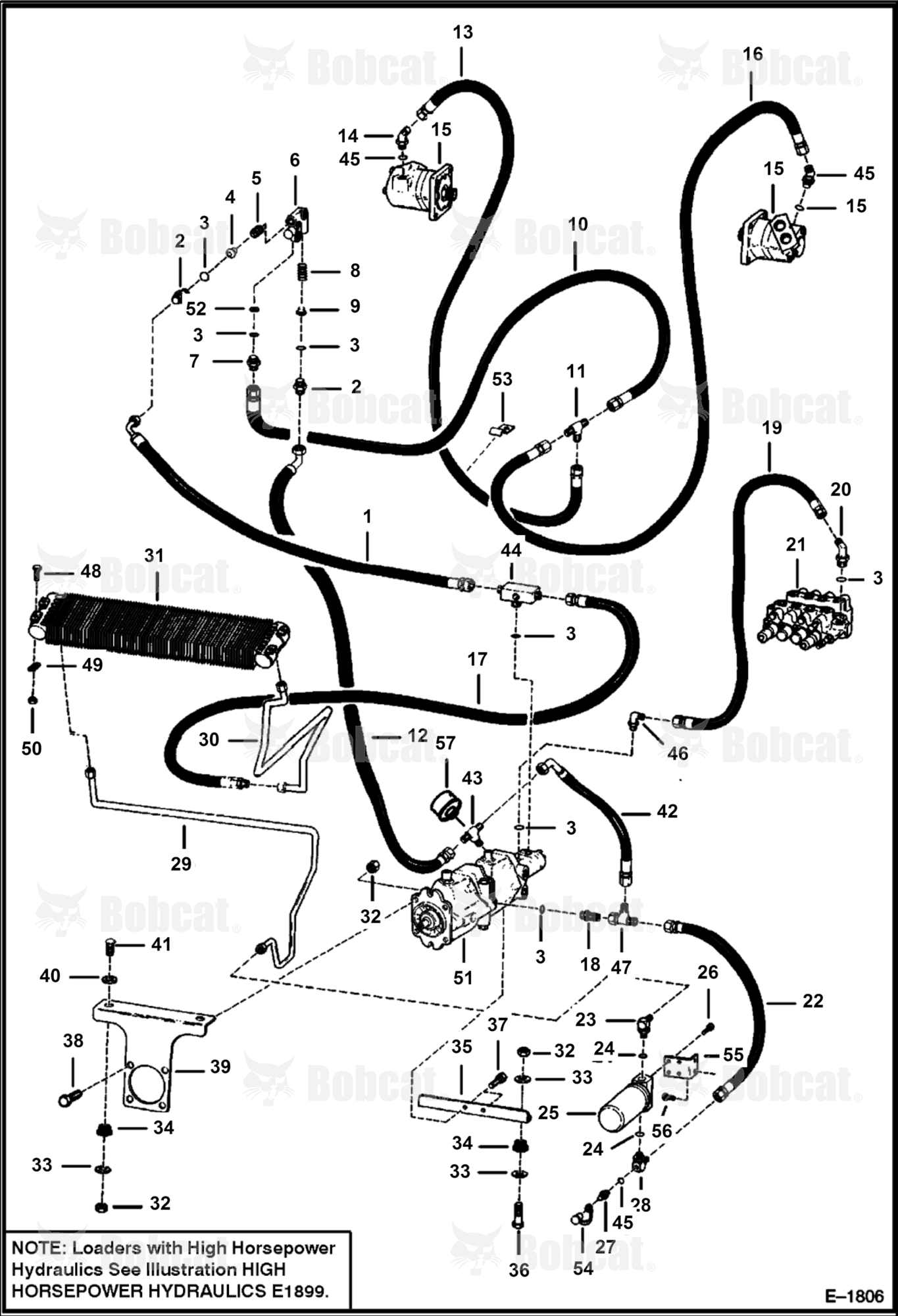 Hydrostatic Circuitry  503726001 & Above