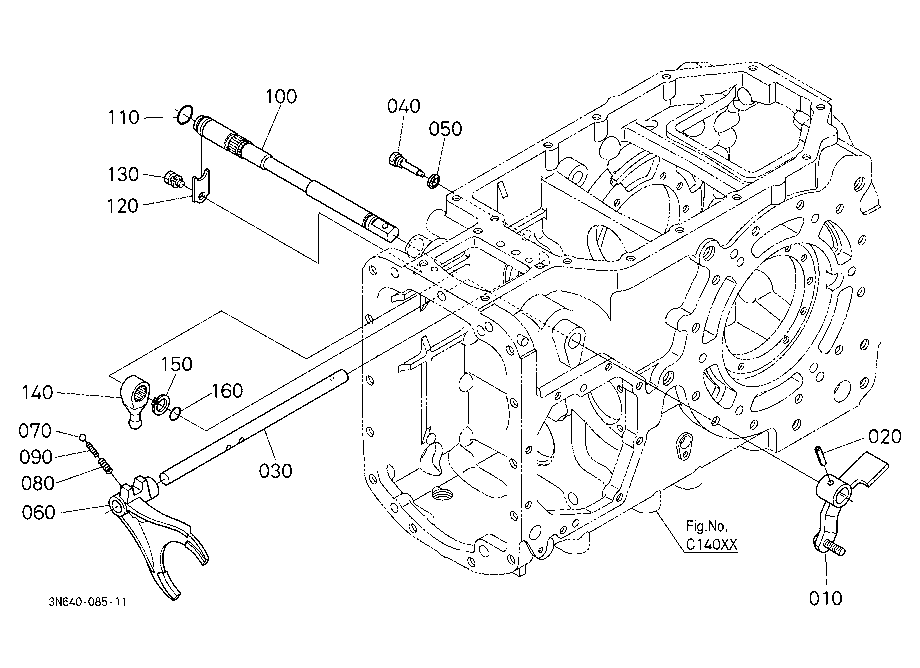 Range Gear Shift Fork
