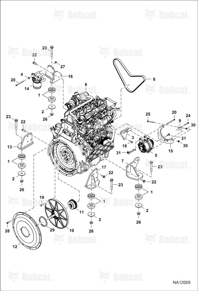 Engine & Attaching Parts (Engine Mounts)