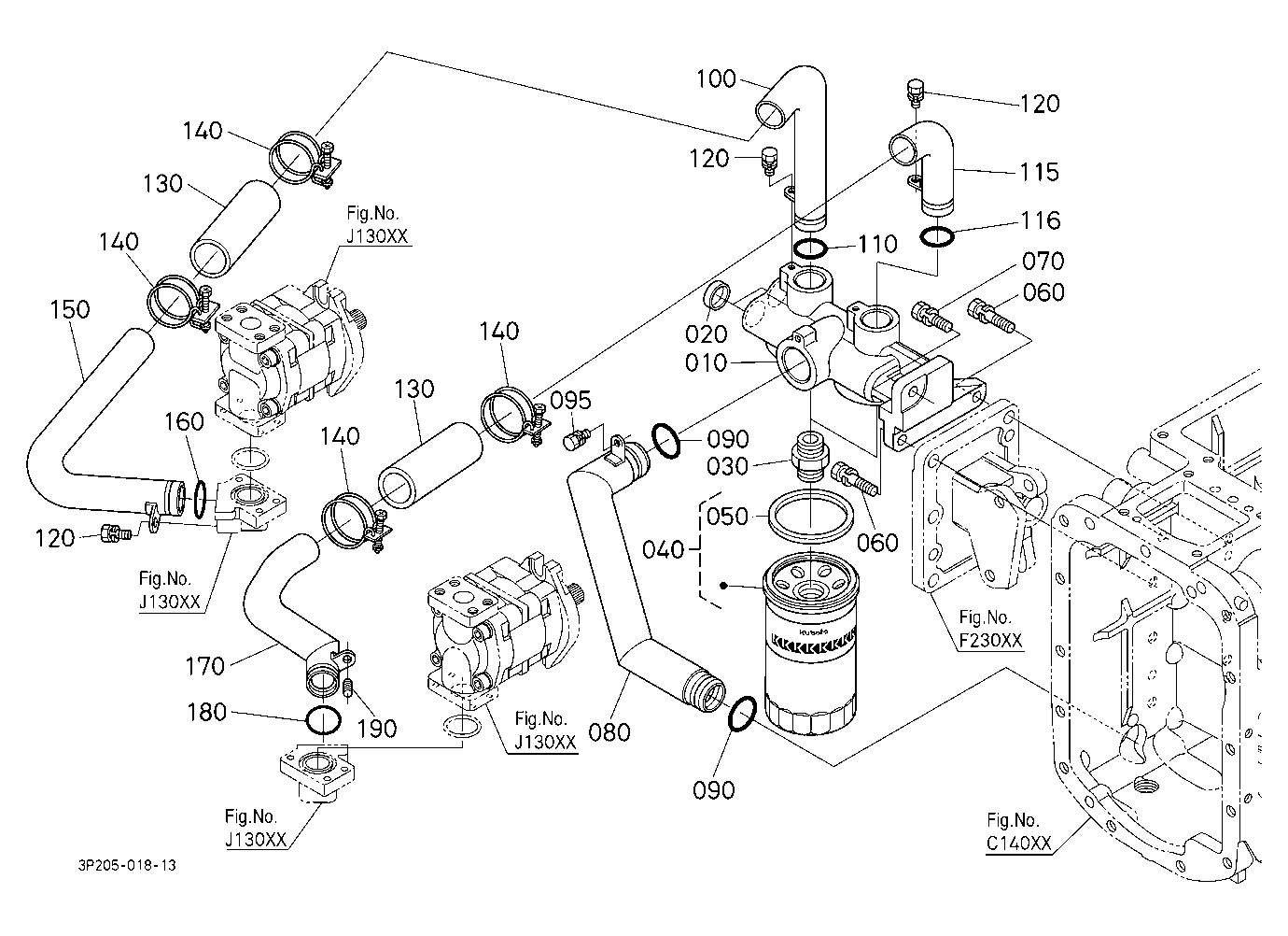 Hydraulic Pipe (Suction)