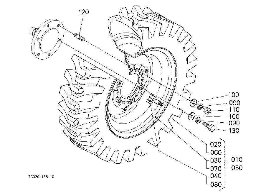 Front Wheel (27*8.50-15) [Option]