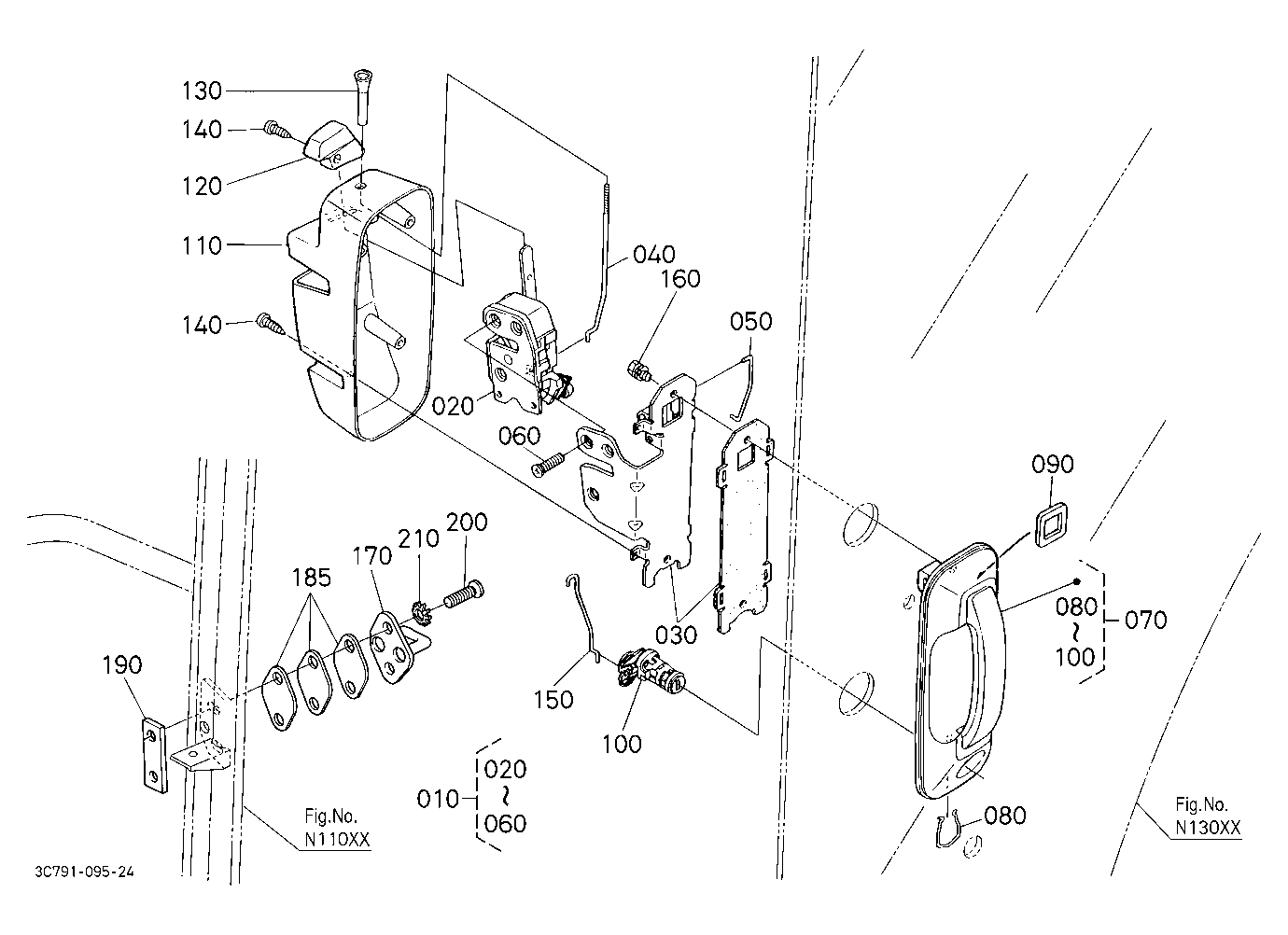 Door Lock Lh