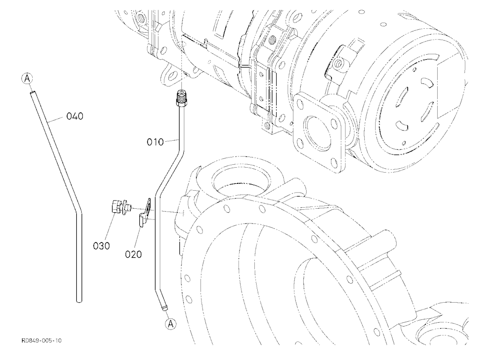 Diesel Particulate Filter Drain Pipe