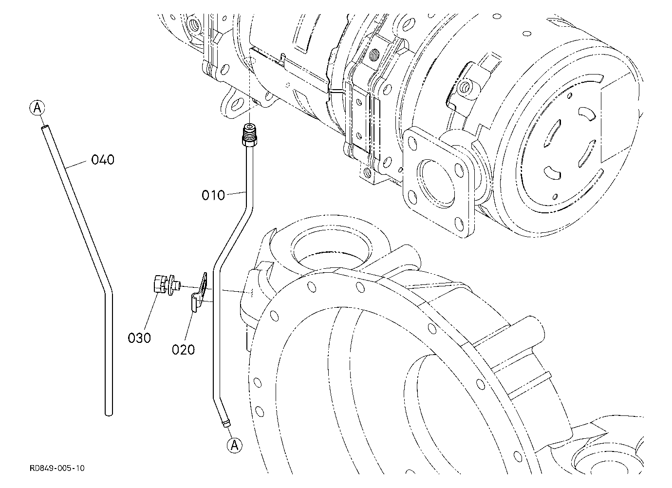 Diesel Particulate Filter Drain Pipe