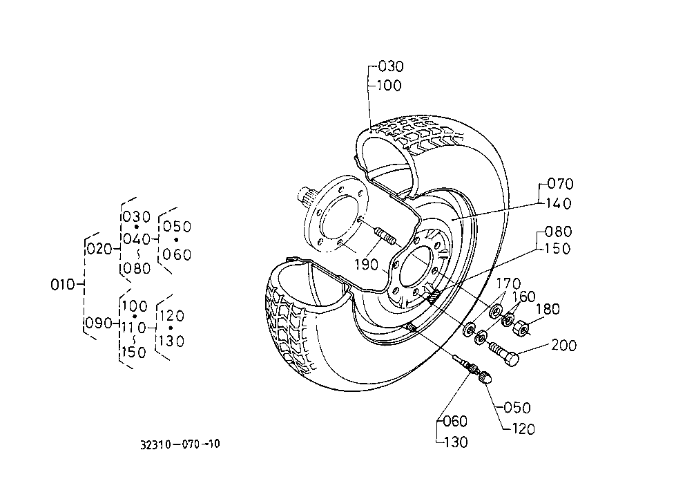 Front Wheel (24*8.50-14)