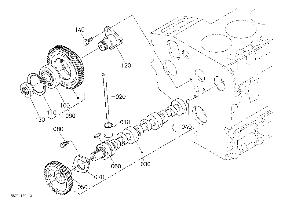 Camshaft And Idle Gear Shaft