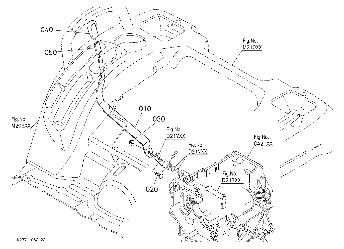 Range Gear Shift Lever