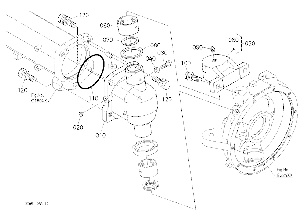 Bevel Gear Case Lh