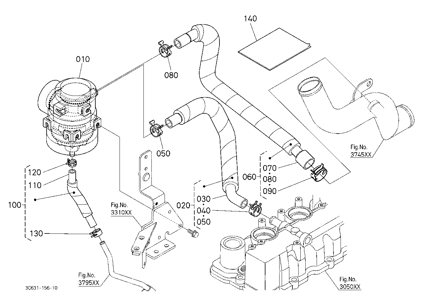 Insulation Kit (Oil Separator Pipe) [Option]