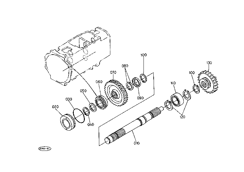 Pto Countershaft 1 [With Dual Clutch]