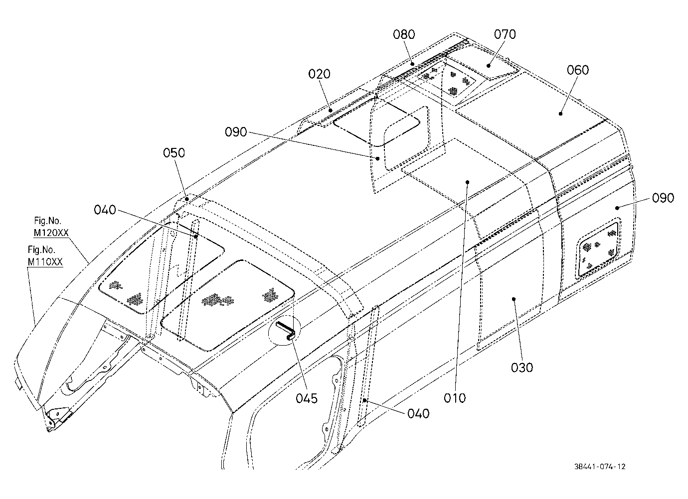 Hood (Bonnet) Upper (Sound Absorber/Insulator)