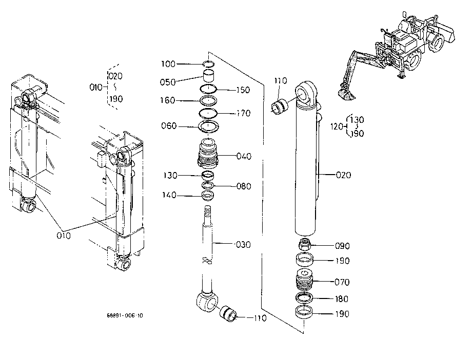Out Ligger Cylinder