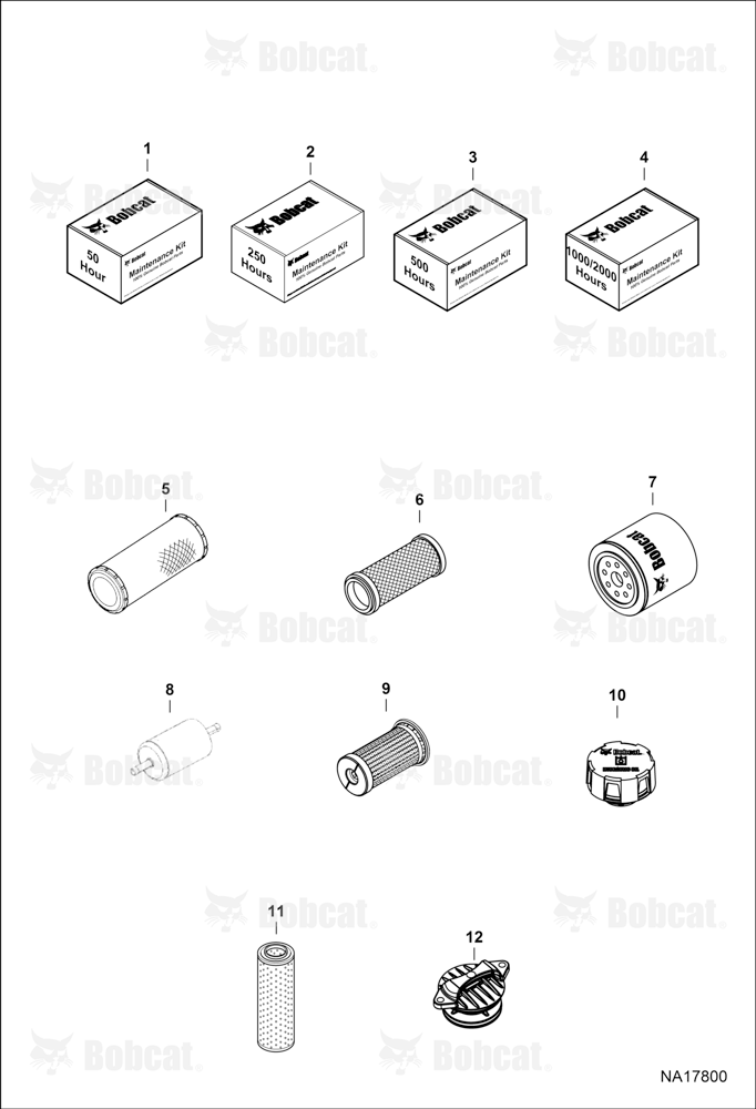 Maintenance Items (Scheduled Maintenance)  B1ED11001 - B1ED11285