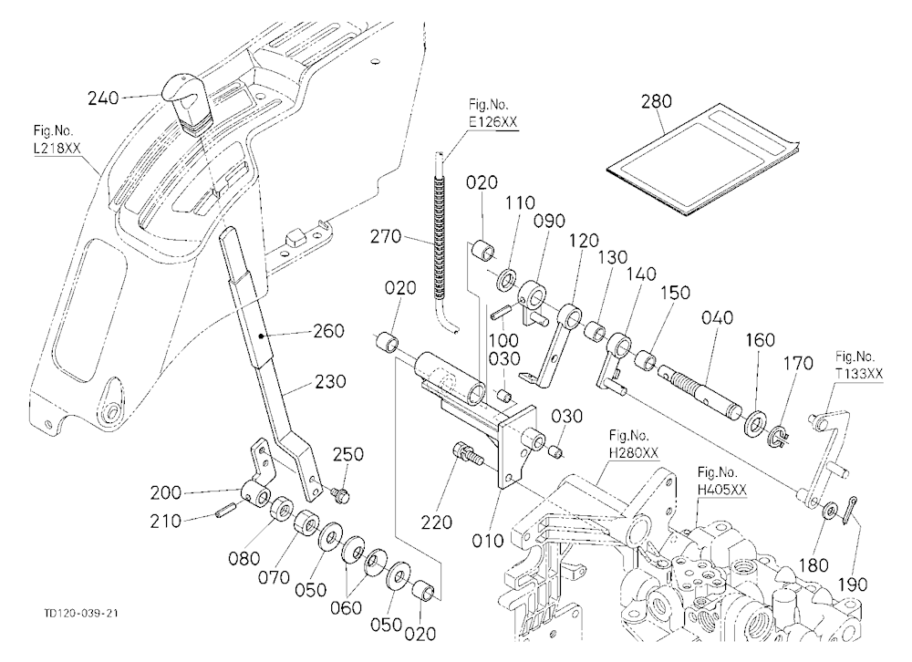 Position Control Lever (With Draft) (W/G No.L8317)