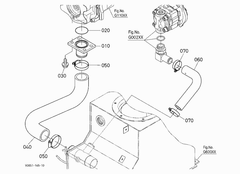 OIL PIPING (SUCTION)