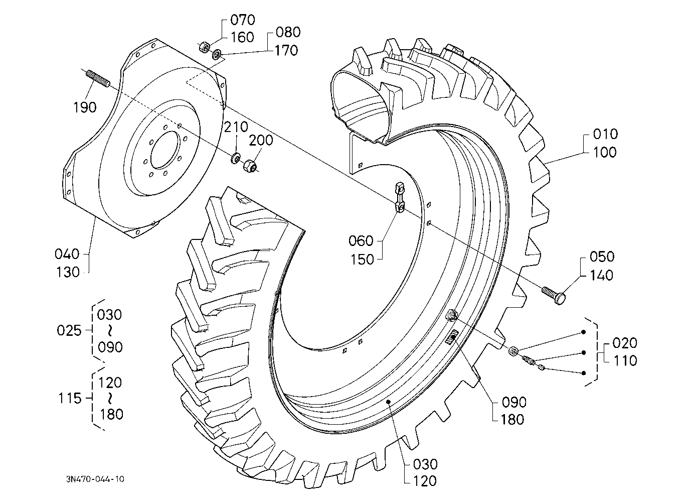 Front Wheel (12.4R46)