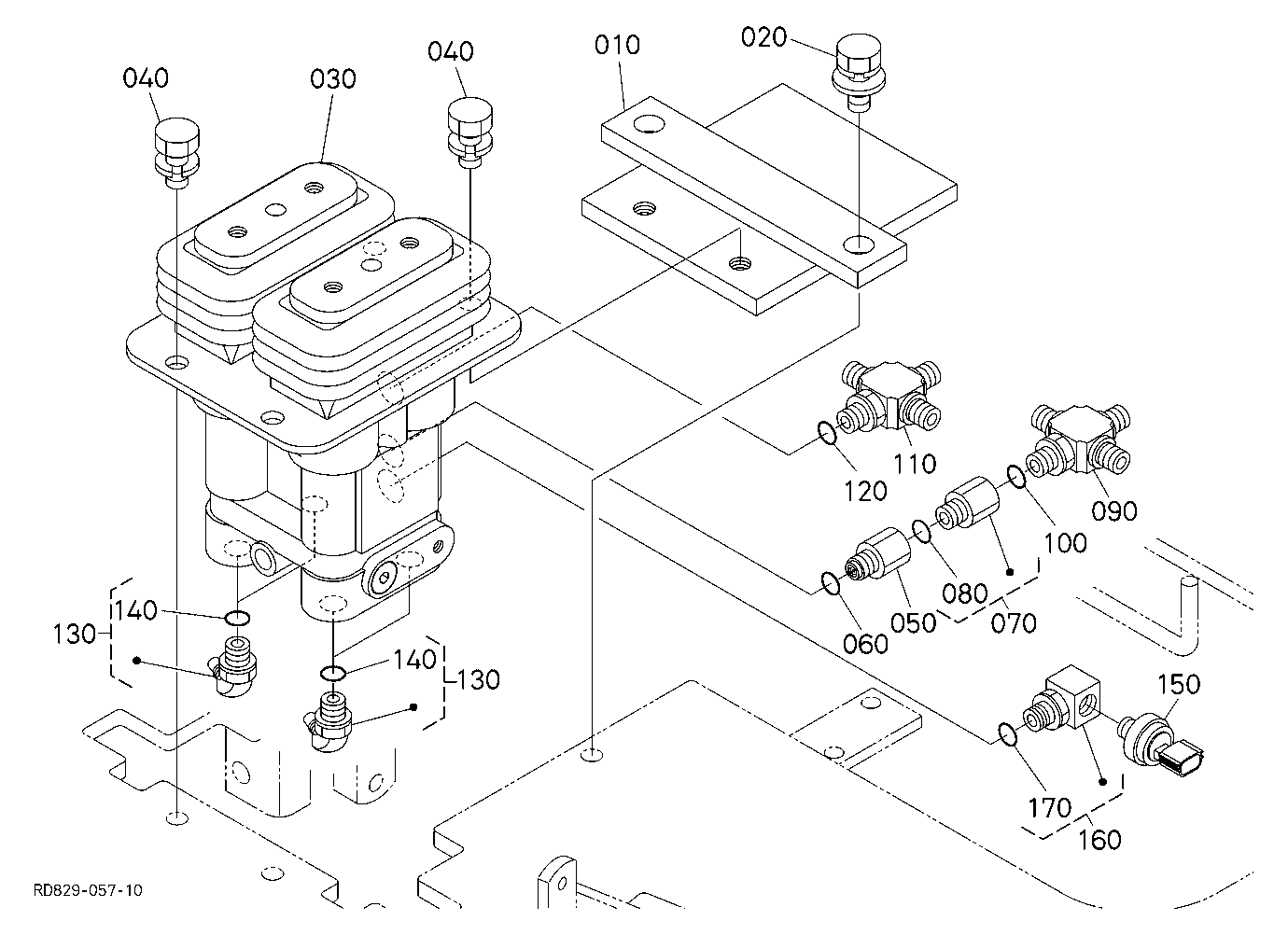 Pilot Valve (Travel) [Angle Blade Type]