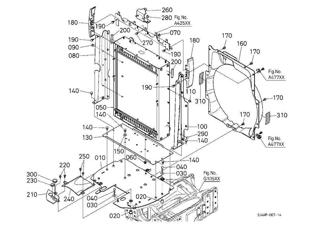 Cooler Unit (Radiator) [With Front Pto]