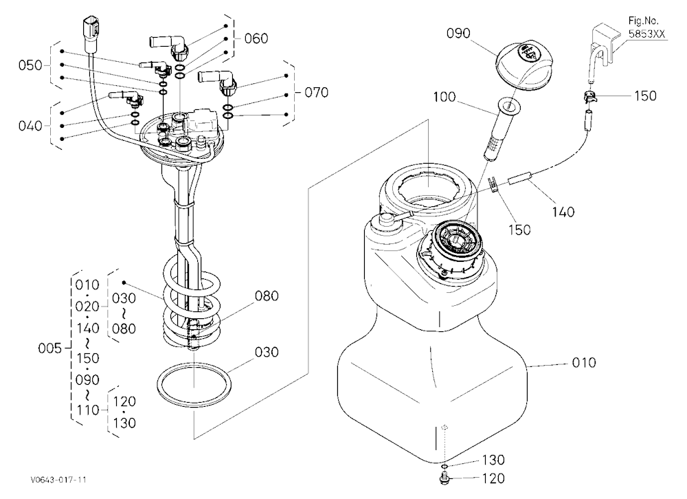 Diesel Exhaust Fluid Tank [Component Parts]