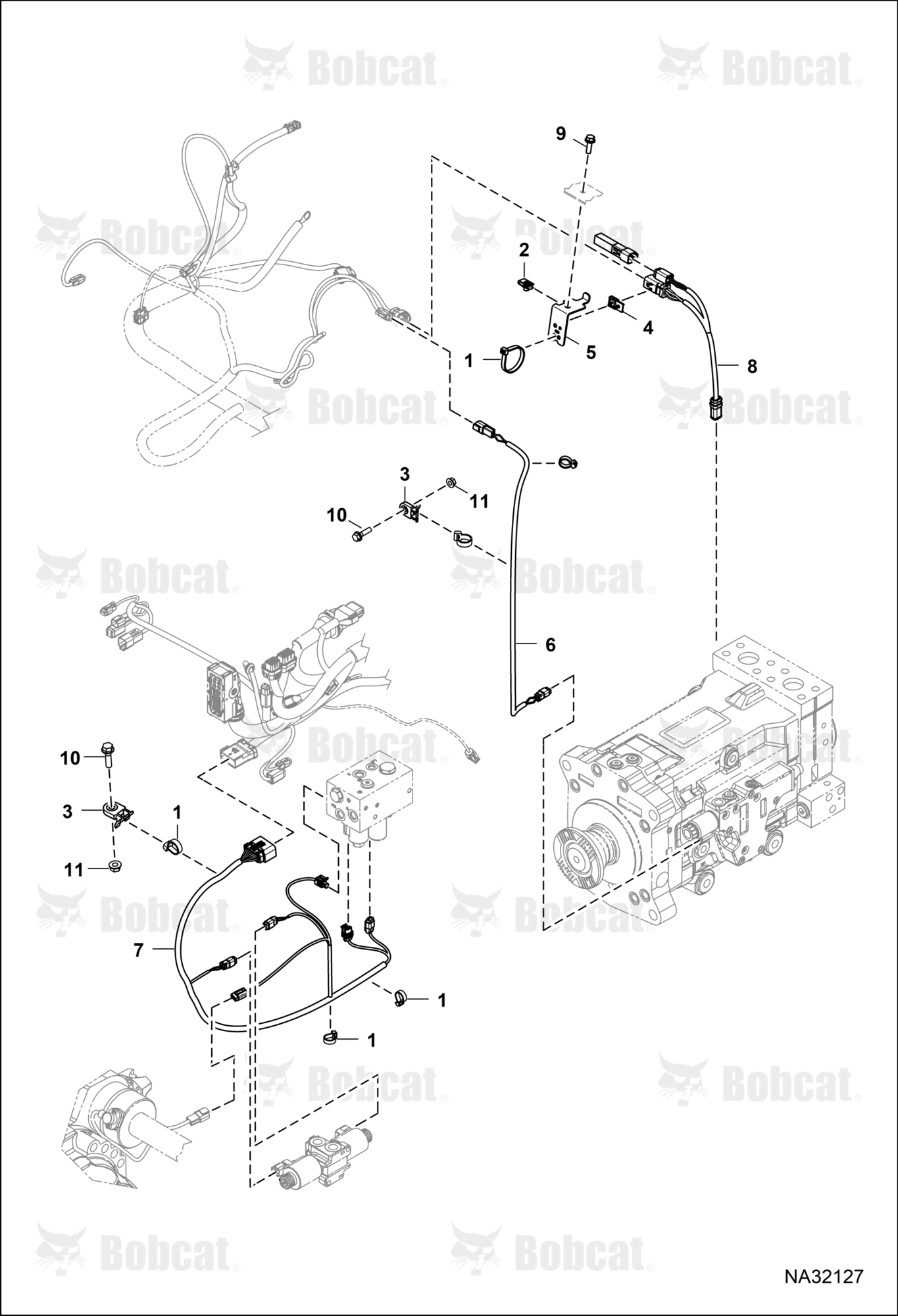 Hydrostatic Motor (Harness)
