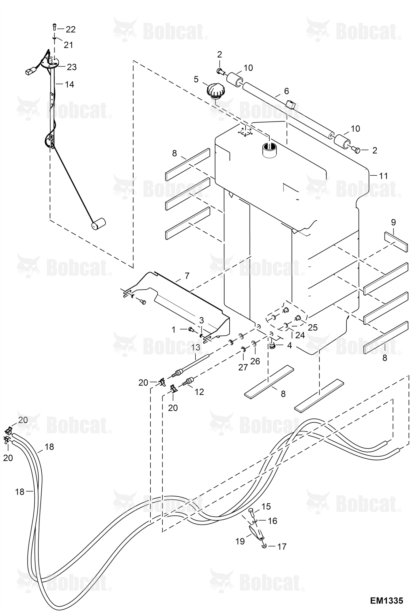 Fuel Tank Installation  A8G811001 - A8G812999, A8G911001 - A8G912999