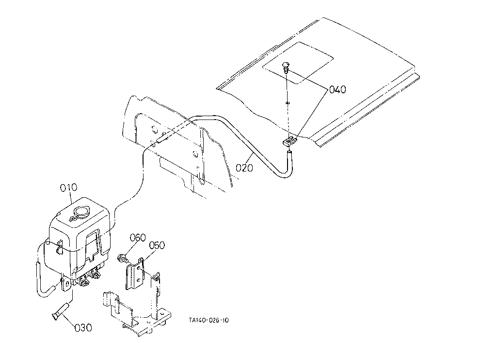 Washer Tank [A] [Cab Type]