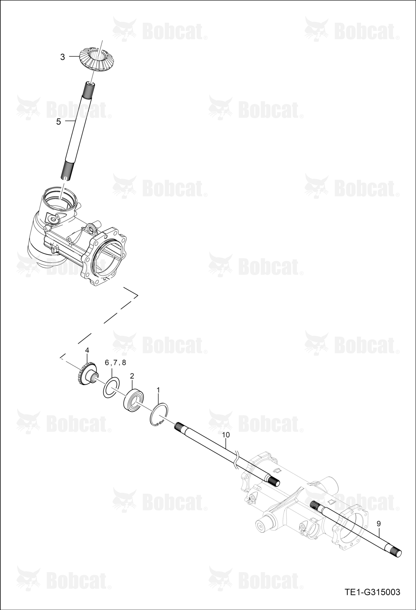 Bevel Gear Shaft Group