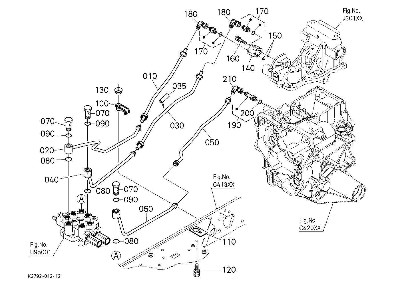 Front Control Valve Kit (Oil Line) 2 [Option]