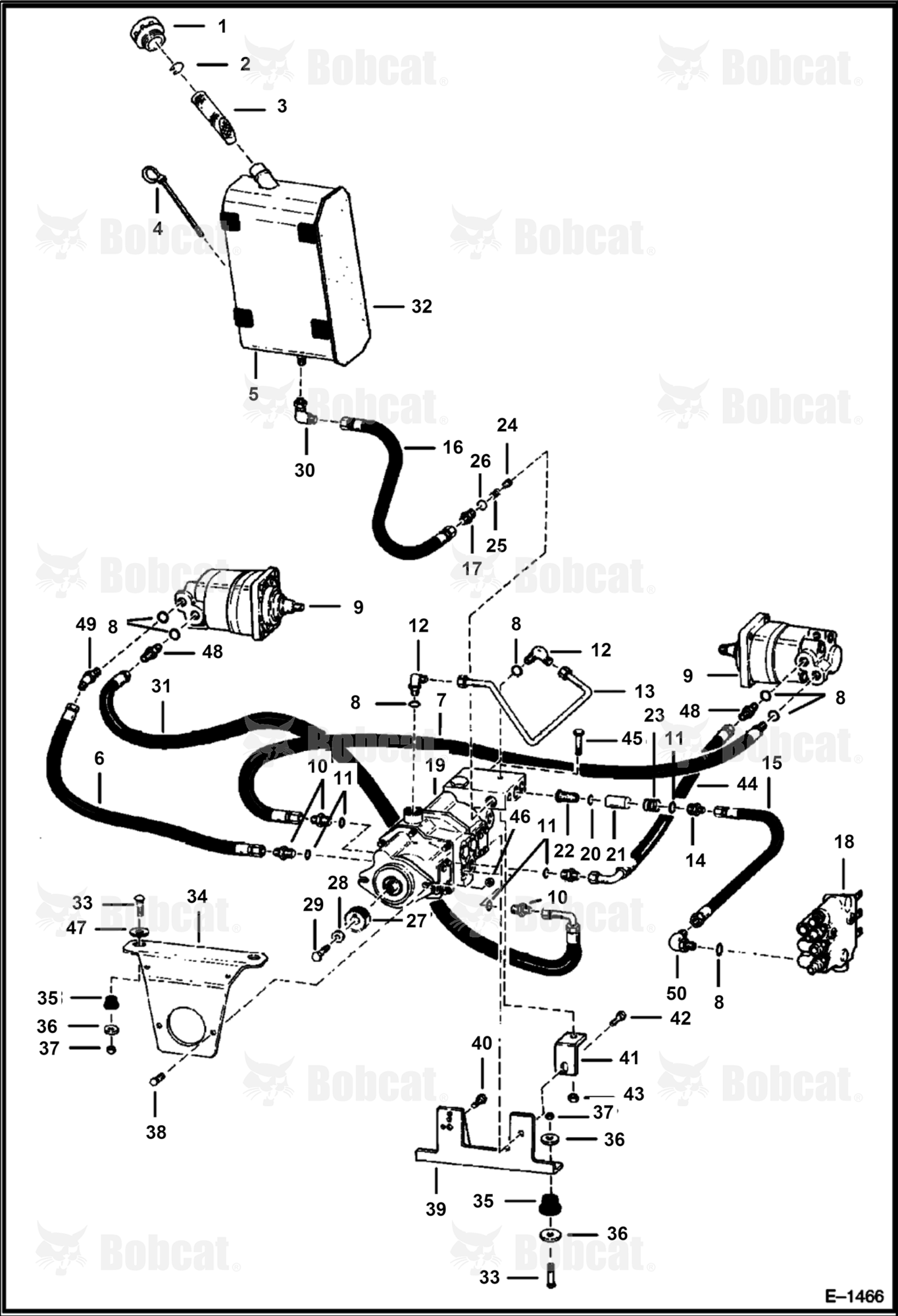 Hydrostatic Circuitry  501413001 - 501413523