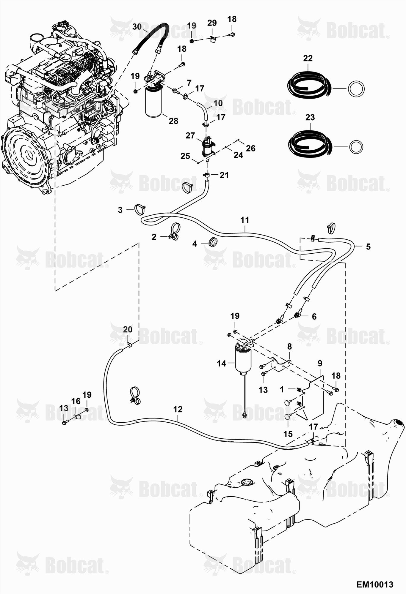 Engine & Attaching Parts (Fuel Delivery System)