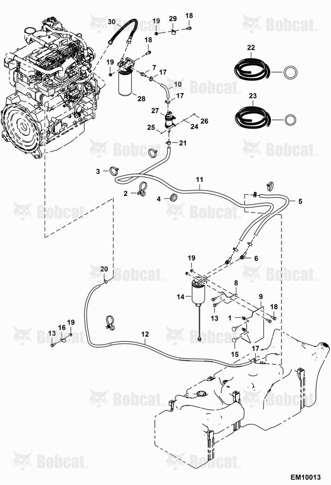 Engine & Attaching Parts (Fuel Delivery System)