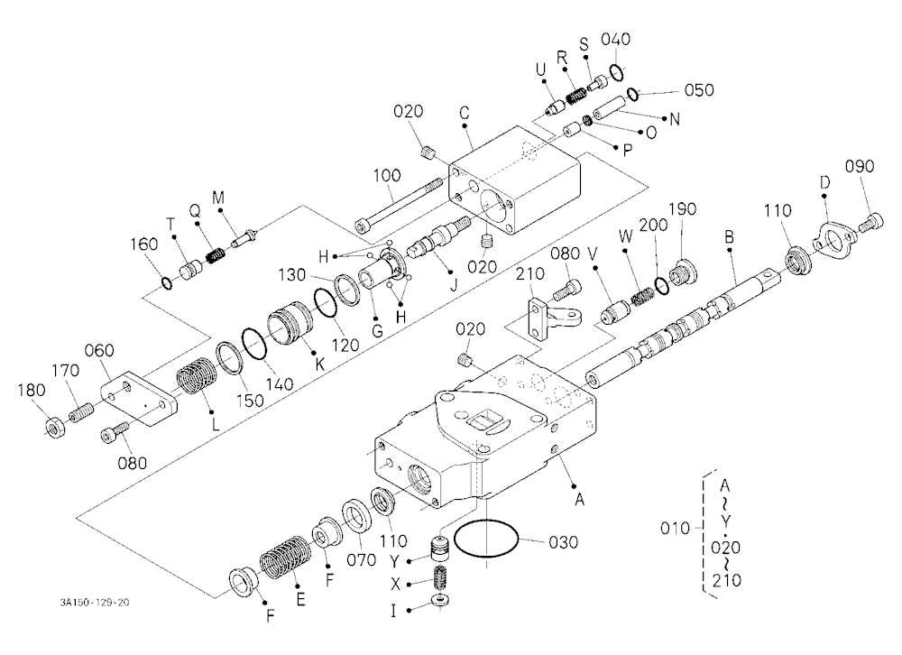 Auxiliary Control Valve (Scd/Fc) [Component Parts]