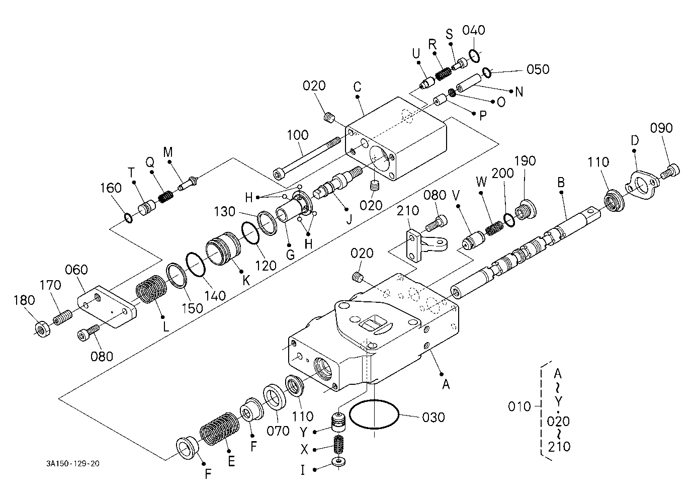 Auxiliary Control Valve (Scd/Fc) [Component Parts]