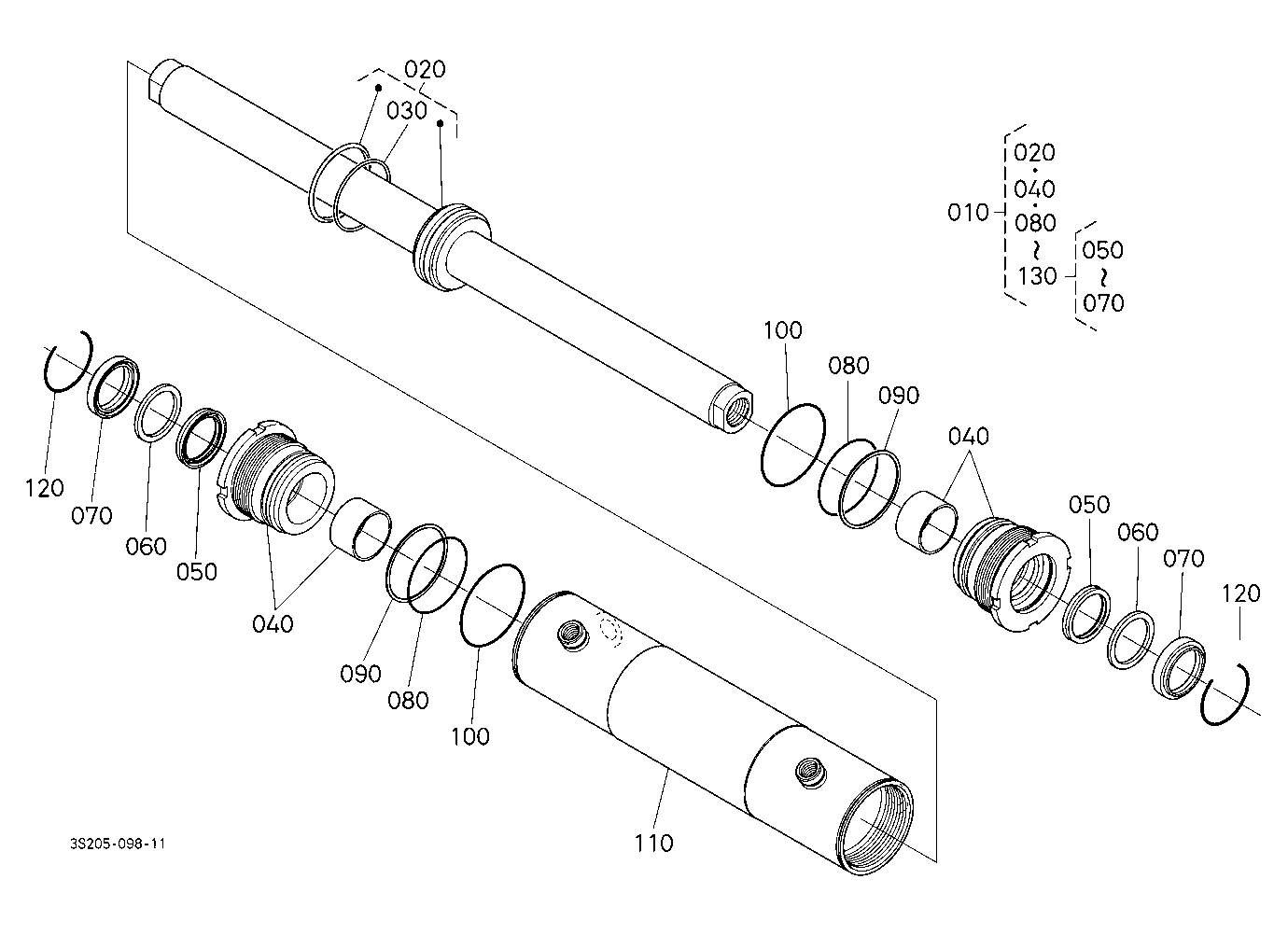 Steering Cylinder [Component Parts]